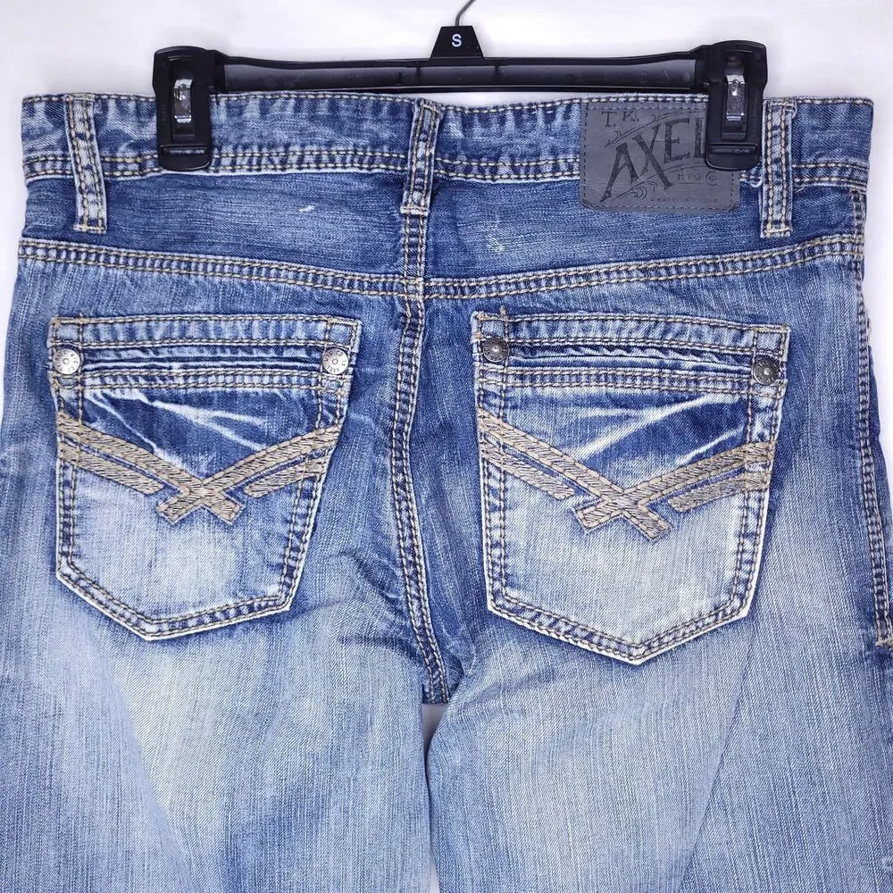 TK Axel Jeans Mens 34x30 Relaxed Straight Madison